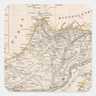 Morocco Square Sticker