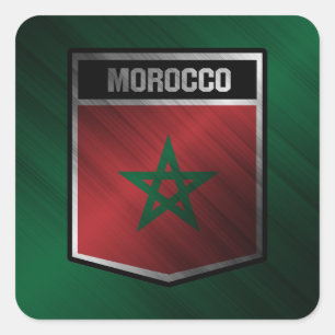 Morocco Square Sticker