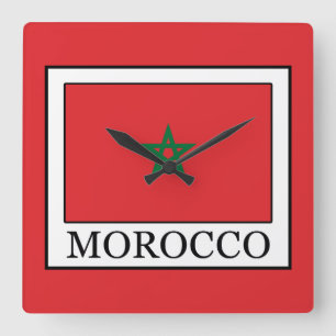 Morocco Square Wall Clock