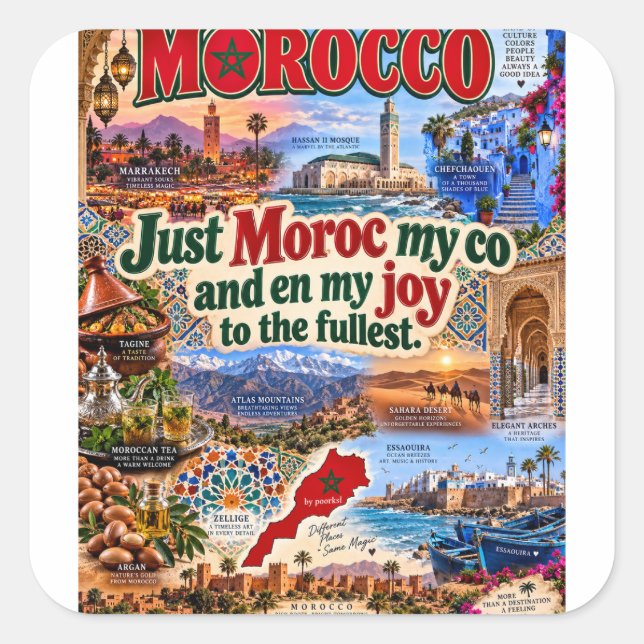 Morocco Sticker (Front)