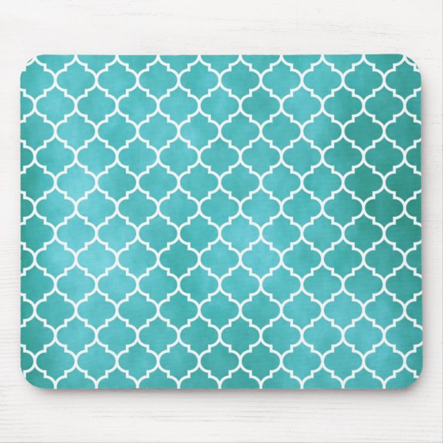 MOROCCO TEAL MOUSE MAT (Front)