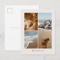 Morocco Travel Photo Collage (Sandy coasts)