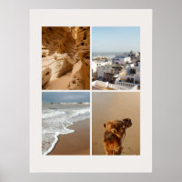 Morocco Travel Photo Collage (Sandy coasts)