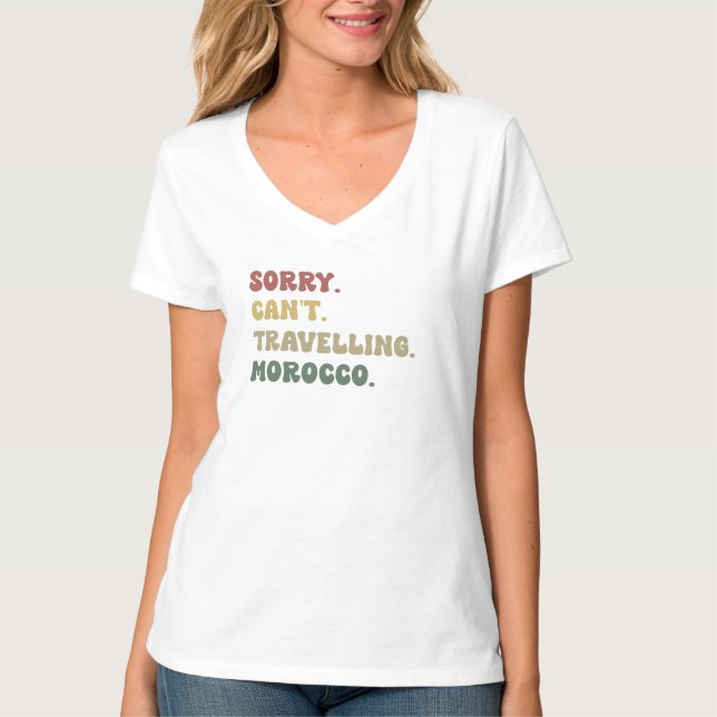 Morocco travel T-Shirt (Front)