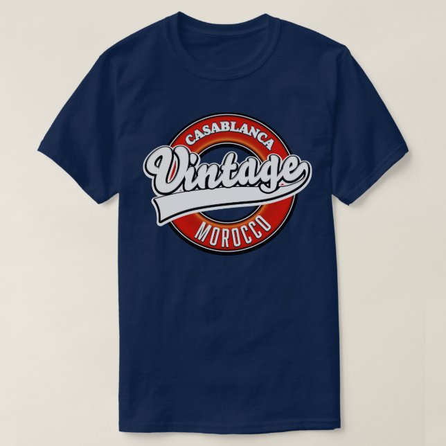 Morocco vintage Casablanca T-Shirt (Design Front)