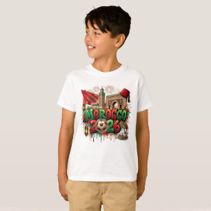 Morocco Vintage Flag Moroccan African T-Shirt