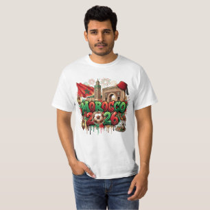 Morocco Vintage Flag Moroccan African T-Shirt