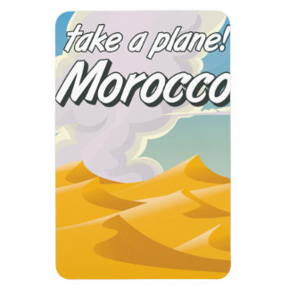 Morocco vintage travel poster magnet