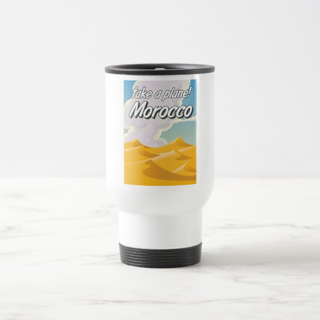 Morocco vintage travel poster mug (Center)