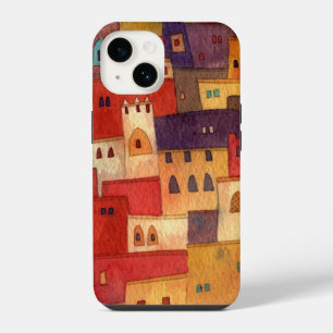 Morocco Watercolor iPhone 14 Case