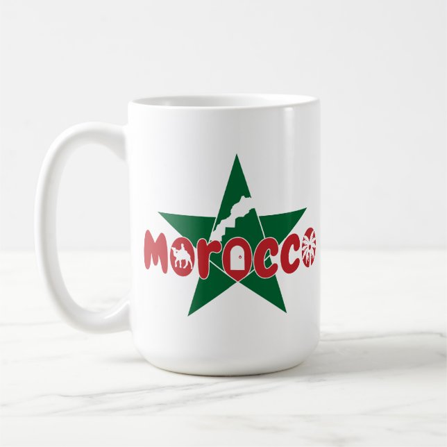 Morocco: Where Heritage Shines Modern Coffee Mug (Left)