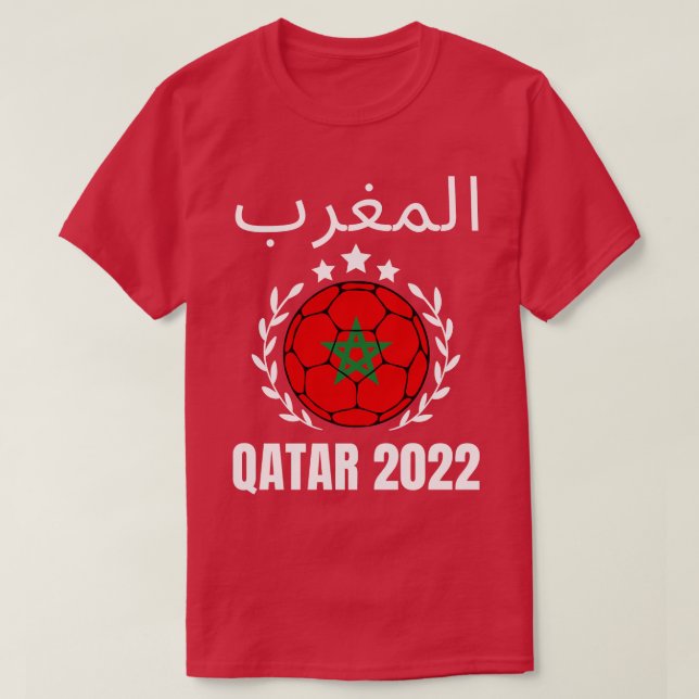 Morocco World Cup 1 T-Shirt (Design Front)