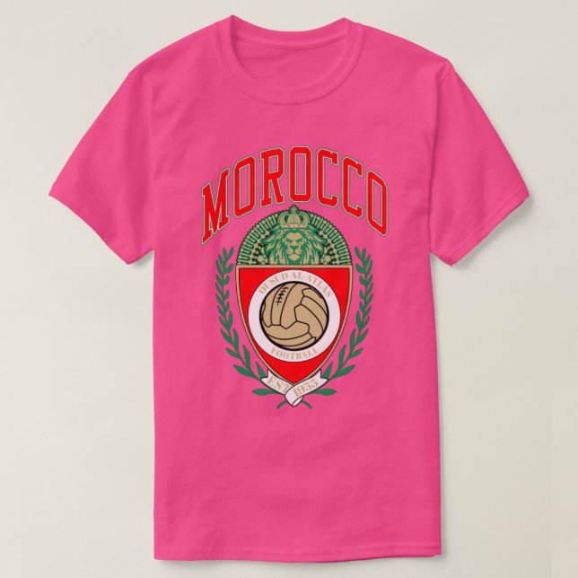 Morocco World Cup Vintage T-Shirt (Design Front)