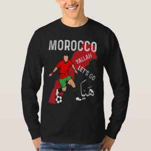 Morocco YALLAH Mondial Crew Support for Moroccan T T-Shirt