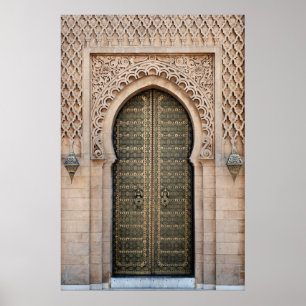 Moroccon Door Poster