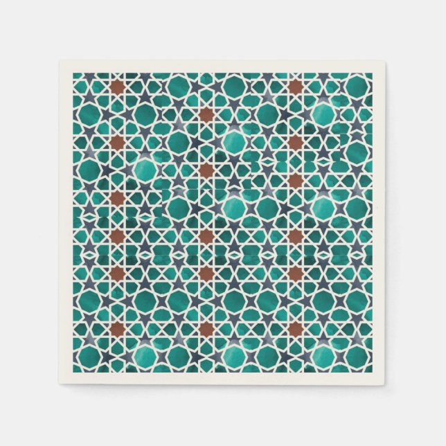 Moroccon Style Paper Napkin (Front)