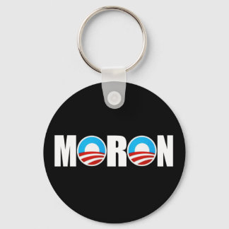 Moron Obama,anti Obama Key Ring
