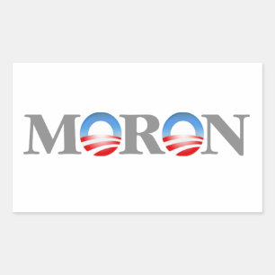 Moron Rectangular Sticker