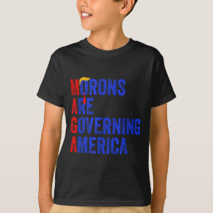 Morons Are Governing America Funny Trump 2024 T-Shirt
