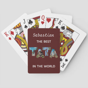 Moroon THE BEST TATA IN THE WORLD Playing Cards