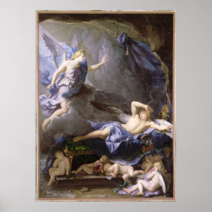 Morpheus awakening as Iris draws near by Houasse Poster