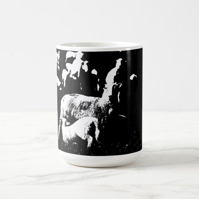 Morphing Mug, 444 ml Lamb feeding Magic Mug (Center)