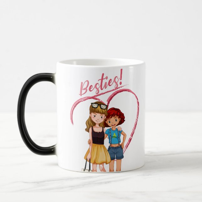 Morphing Mug Bestie for best friends for girls (Left)