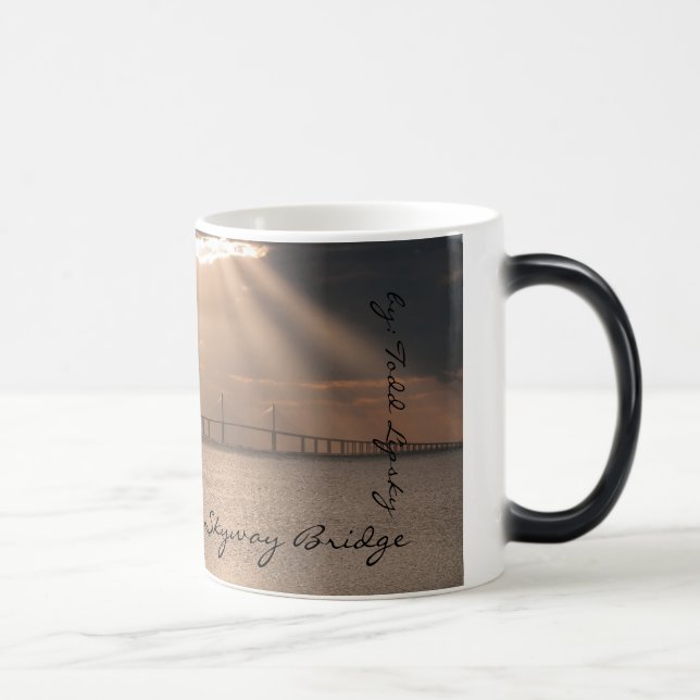 Morphing Sunshine Skyway Coffee Cup (Right)