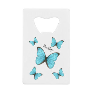 Morpho butterflies cartoon illustration 