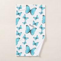 Morpho butterflies cartoon illustration