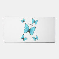 Morpho butterflies cartoon illustration