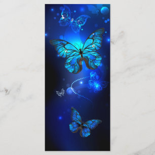 Morpho Butterfly in the Dark Background Menu