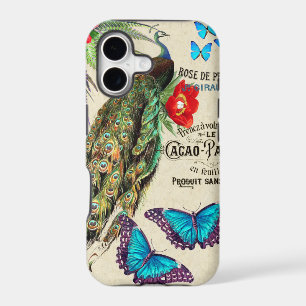 Morpho Butterfly Peacock Flowers Cacao Device Case