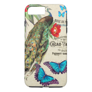 Morpho Butterfly Peacock Flowers Cacao Device Case