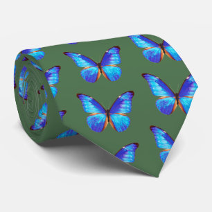 Morpho Butterfly Tie