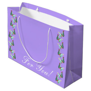 Morpho Lavendar Butterfly Gift Bag