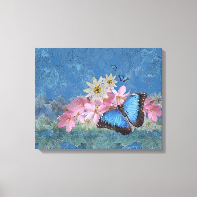 Morpho Magic Wrapped Canvas Print (Front)