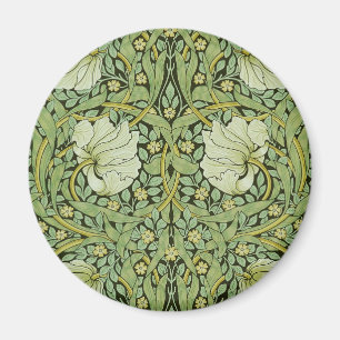 Morris 1876 Vintage Pimpernel Floral Pattern Magnet