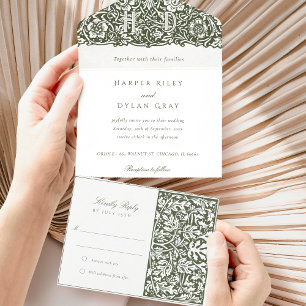 Morris All-in-One Tear-Away RSVP All In One Invitation