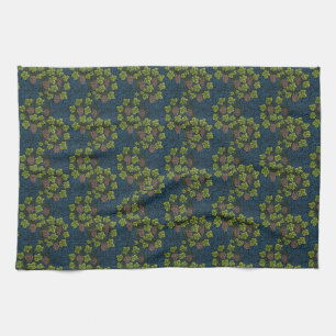 Morris - Antique 1873 Grape & Leave & Vine Pattern Tea Towel