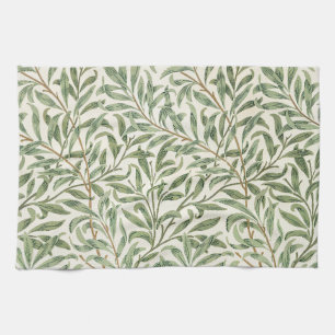 Morris - Antique willow leaves & Branches Pattern Tea Towel