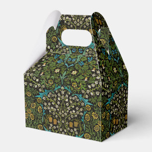 Morris Black Background Vintage Blackthorn Pattern Favour Box