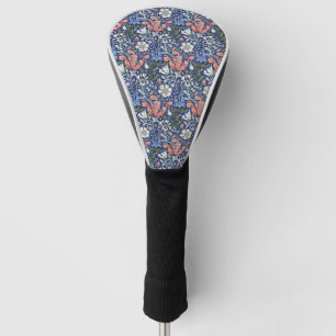 Morris Blue Background 1896 Compton Floral Pattern Golf Head Cover