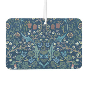 Morris Blue Background Vintage Blackthorn Pattern Car Air Freshener