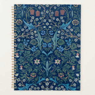 Morris Blue Background Vintage Blackthorn Pattern Planner