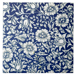 Morris - Blue Mallow Ceramic Tile