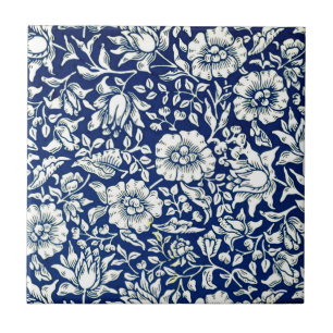 Morris - Blue Mallow Ceramic Tile