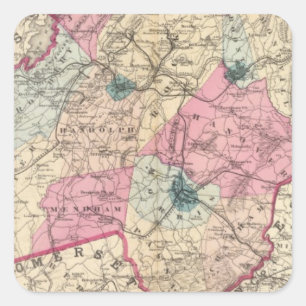 Morris County, NJ Square Sticker