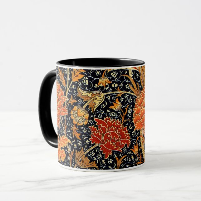Morris - Cray, vintage pattern Mug (Front Left)