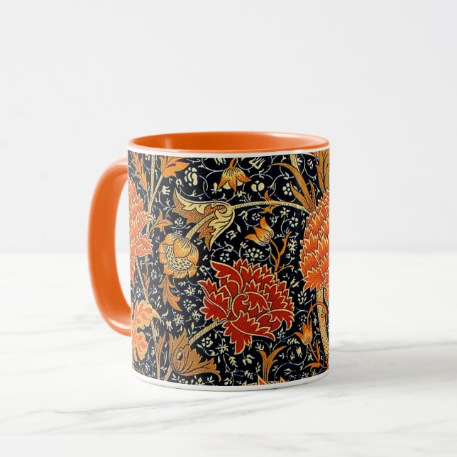 Morris - Cray, vintage pattern Mug (Front Left)
